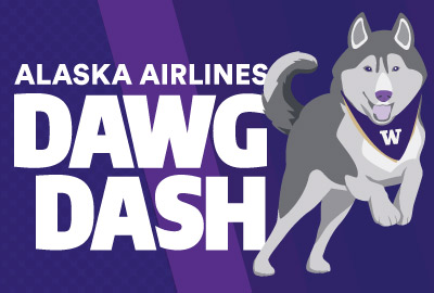 Alask Airlines Dawg Dash logo