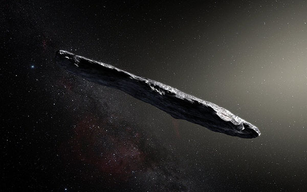 NASA photo of 1I/'Oumuamua