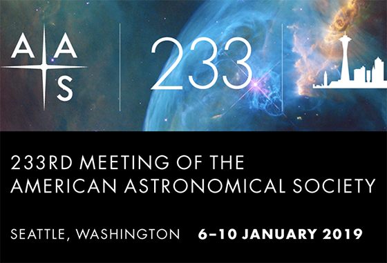 American Astronomical Society meeting logo