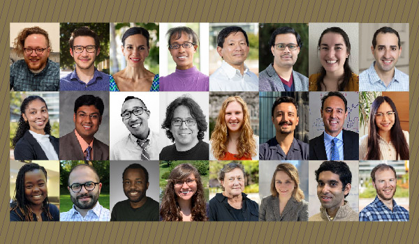 Collage of people's faces - New faculty 2022