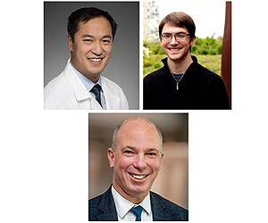 Photos of Andrew Ko (upper left), Jeffrey Herron (upper right) and Jeffrey Ojemann (lower center)