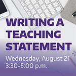 Writing a Teaching Statement workshop