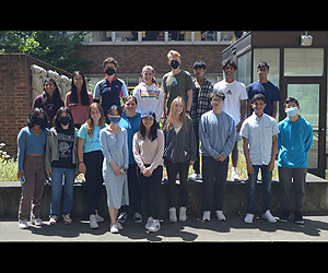 High school student participants in the CNT Young Scholars REACH program.