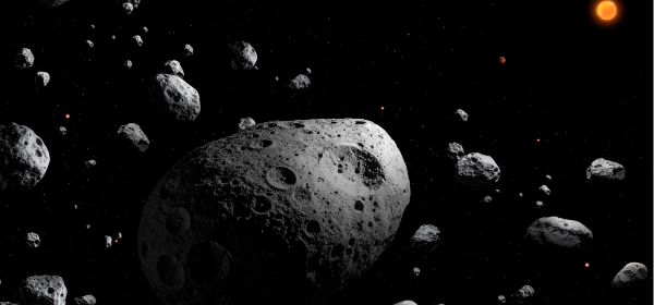 An artist’s rendering of 2025 MN45 — the fastest-rotating asteroid with a diameter over 500 meters that scientists have ever found. Photo: NSF–DOE Vera C. Rubin Observatory/NOIRLab/SLAC/AURA/P. Marenfeld